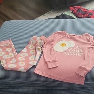 So Eggs-Hausted Girls Pajama